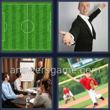 4 Pics 1 Word 5 Letters PITCH