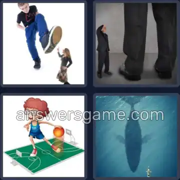 4 Pics 1 Word 5 Letters GIANT