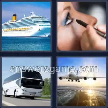 4 Pics 1 Word 5 Letters LINER