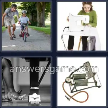 4 Pics 1 Word 5 Letters PEDAL