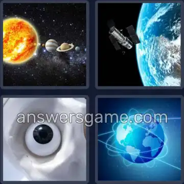 4 Pics 1 Word 5 Letters ORBIT