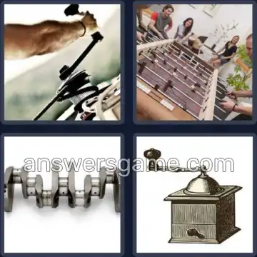 4 Pics 1 Word 5 Letters CRANK