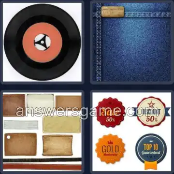 4 Pics 1 Word 5 Letters LABEL