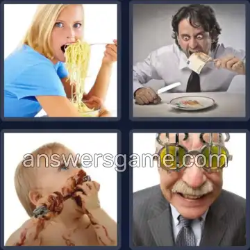 4 Pics 1 Word 5 Letters GREED