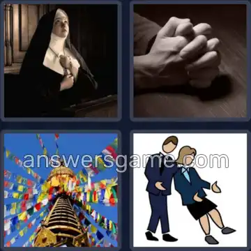 4 Pics 1 Word 5 Letters FAITH
