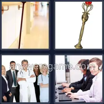 4 Pics 1 Word 5 Letters STAFF