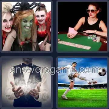 4 Pics 1 Word 5 Letters TRICK