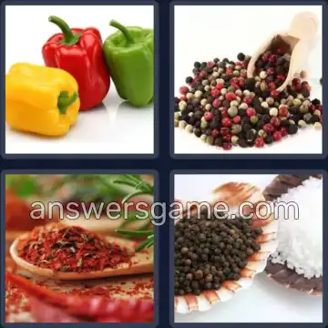4 Pics 1 Word 6 Letters PEPPER