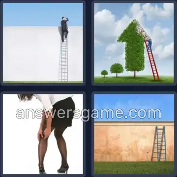 4 Pics 1 Word 6 Letters LADDER
