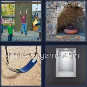 4 Pics 1 Word 6 Letters RECESS