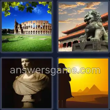 4 Pics 1 Word 6 Letters EMPIRE