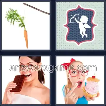 4 Pics 1 Word 6 Letters DESIRE