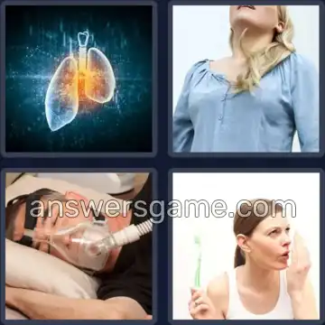 4 Pics 1 Word 6 Letters BREATH