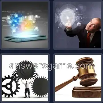 4 Pics 1 Word 6 Letters SYSTEM