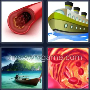 4 Pics 1 Word 6 Letters VESSEL