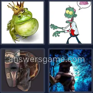 4 Pics 1 Word 6 Letters CURSED