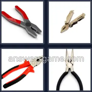 4 Pics 1 Word 6 Letters PLIERS