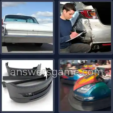 4 Pics 1 Word 6 Letters BUMPER