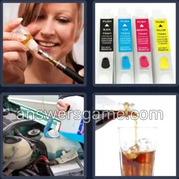 4 Pics 1 Word 6 Letters REFILL