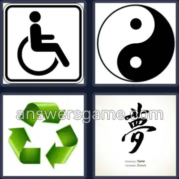 4 Pics 1 Word 6 Letters SYMBOL