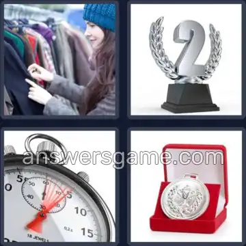 4 Pics 1 Word 6 Letters SECOND