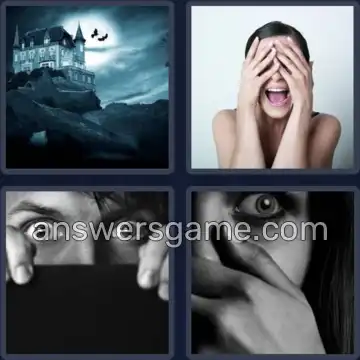 4 Pics 1 Word 6 Letters TERROR