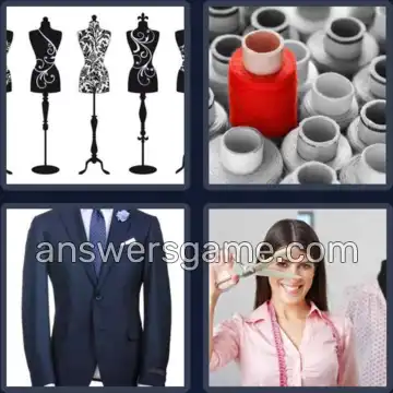 4 Pics 1 Word 6 Letters TAILOR