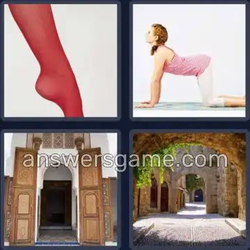 4 Pics 1 Word 6 Letters ARCHED