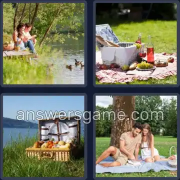 4 Pics 1 Word 6 Letters PICNIC