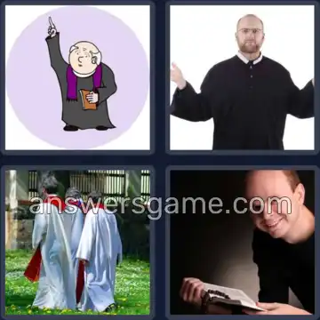 4 Pics 1 Word 6 Letters PASTOR