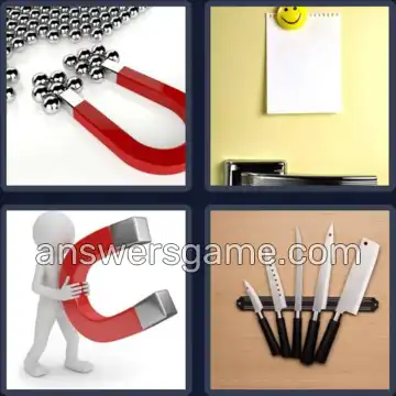 4 Pics 1 Word 6 Letters MAGNET