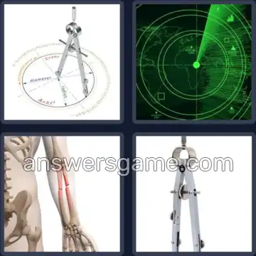 4 Pics 1 Word 6 Letters RADIUS