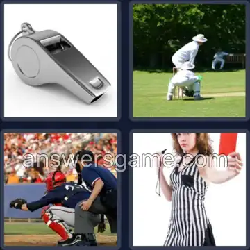 4 Pics 1 Word 6 Letters UMPIRE