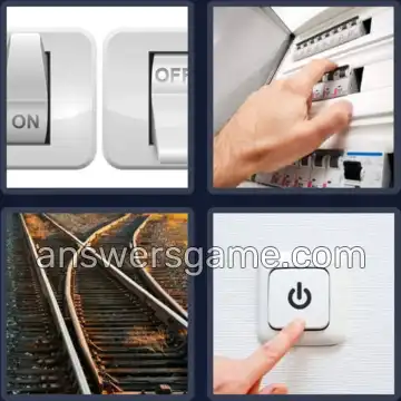 4 Pics 1 Word 6 Letters SWITCH