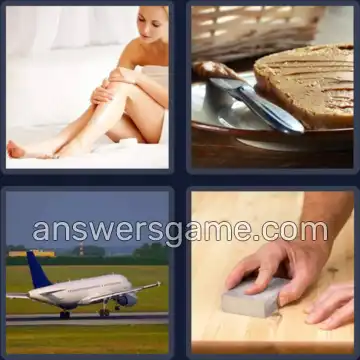 4 Pics 1 Word 6 Letters SMOOTH