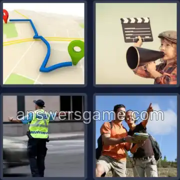 4 Pics 1 Word 6 Letters DIRECT