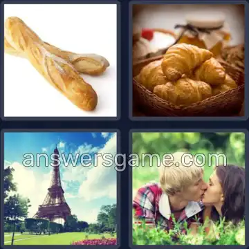 4 Pics 1 Word 6 Letters FRENCH