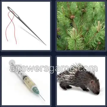 4 Pics 1 Word 6 Letters NEEDLE