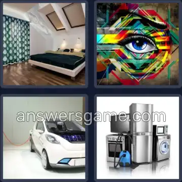 4 Pics 1 Word 6 Letters MODERN