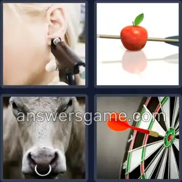 4 Pics 1 Word 6 Letters PIERCE