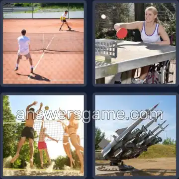 4 Pics 1 Word 6 Letters VOLLEY