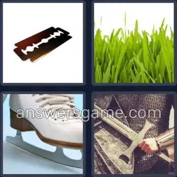 4 Pics 1 Word 6 Letters BLADES
