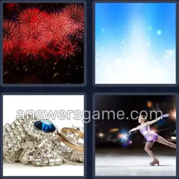 4 Pics 1 Word 6 Letters DAZZLE