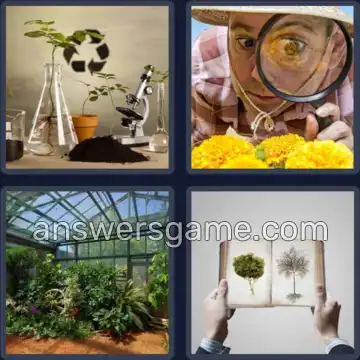 4 Pics 1 Word 6 Letters BOTANY