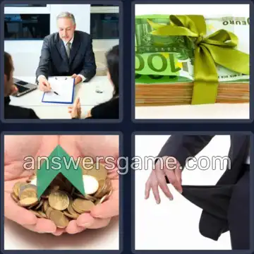 4 Pics 1 Word 6 Letters AFFORD