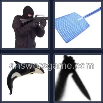 4 Pics 1 Word 6 Letters KILLER