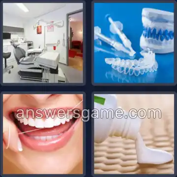 4 Pics 1 Word 6 Letters DENTAL