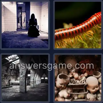 4 Pics 1 Word 6 Letters CREEPY