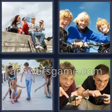 4 Pics 1 Word 6 Letters YOUTHS