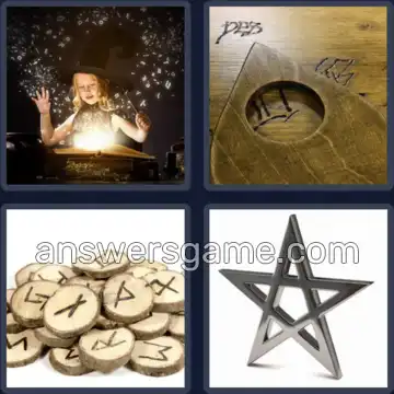 4 Pics 1 Word 6 Letters OCCULT